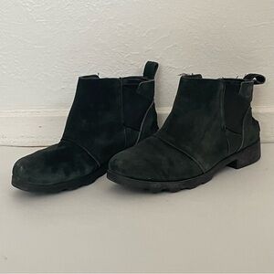 Sorel Emelie Chelsea Suede Ankle Booties